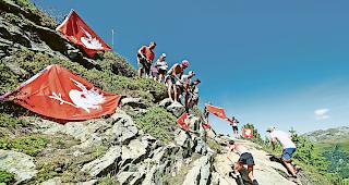 Beliebt. Laufanl&auml;sse wie der Klassiker Siders&ndash;Zinal sind auch f&uuml;r den Tourismus von Bedeutung.Fotos Keystone/mengis media/zvg